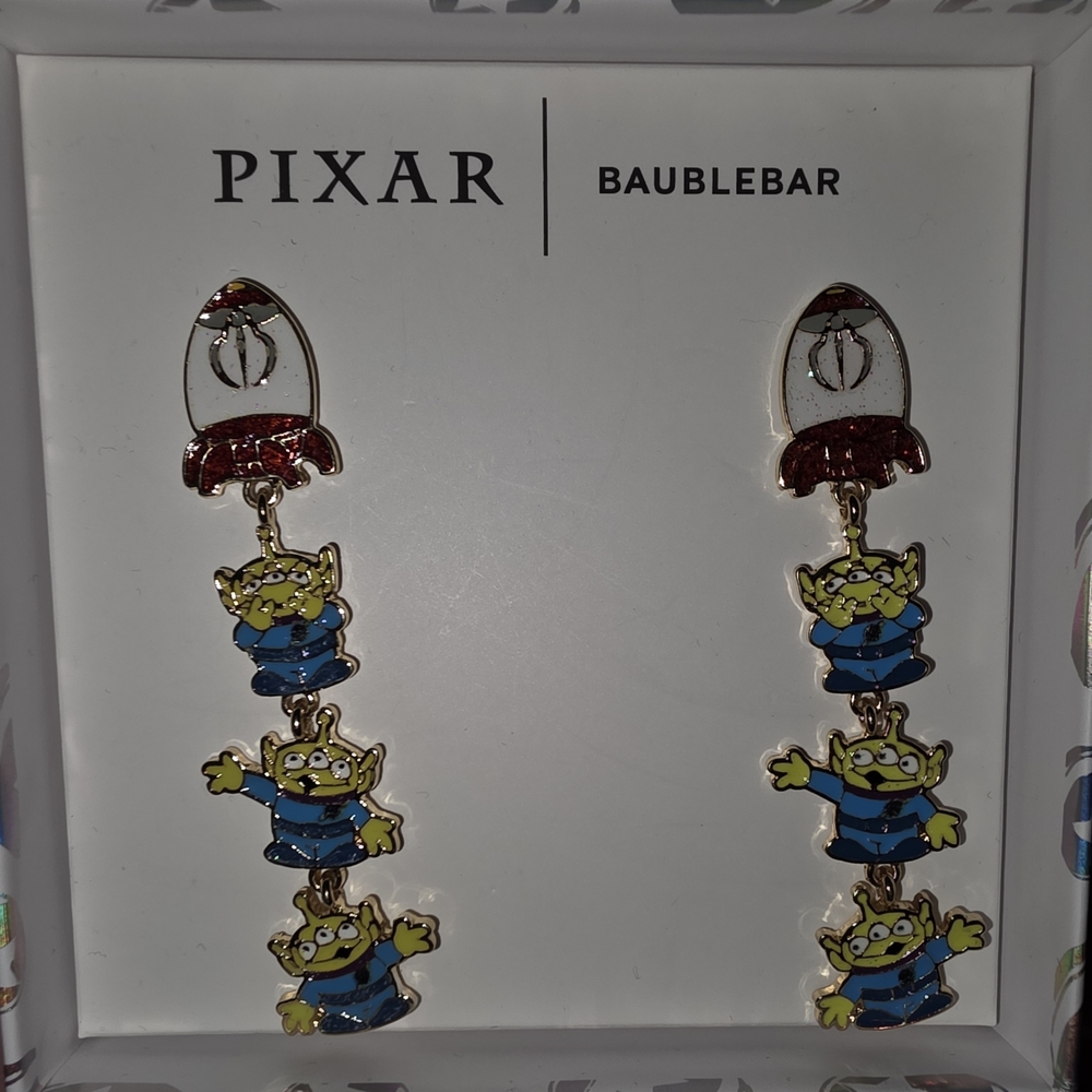 Disney Pixar BaubleBar Toy Story Alien Earrings